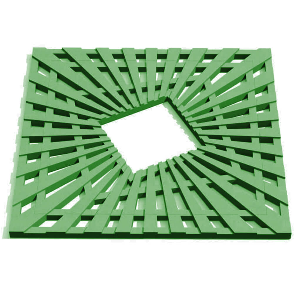 Приствольная решетка для дерева ZKING ATMOSPHERE 1.2х1.2м Зеленая Бийск фото