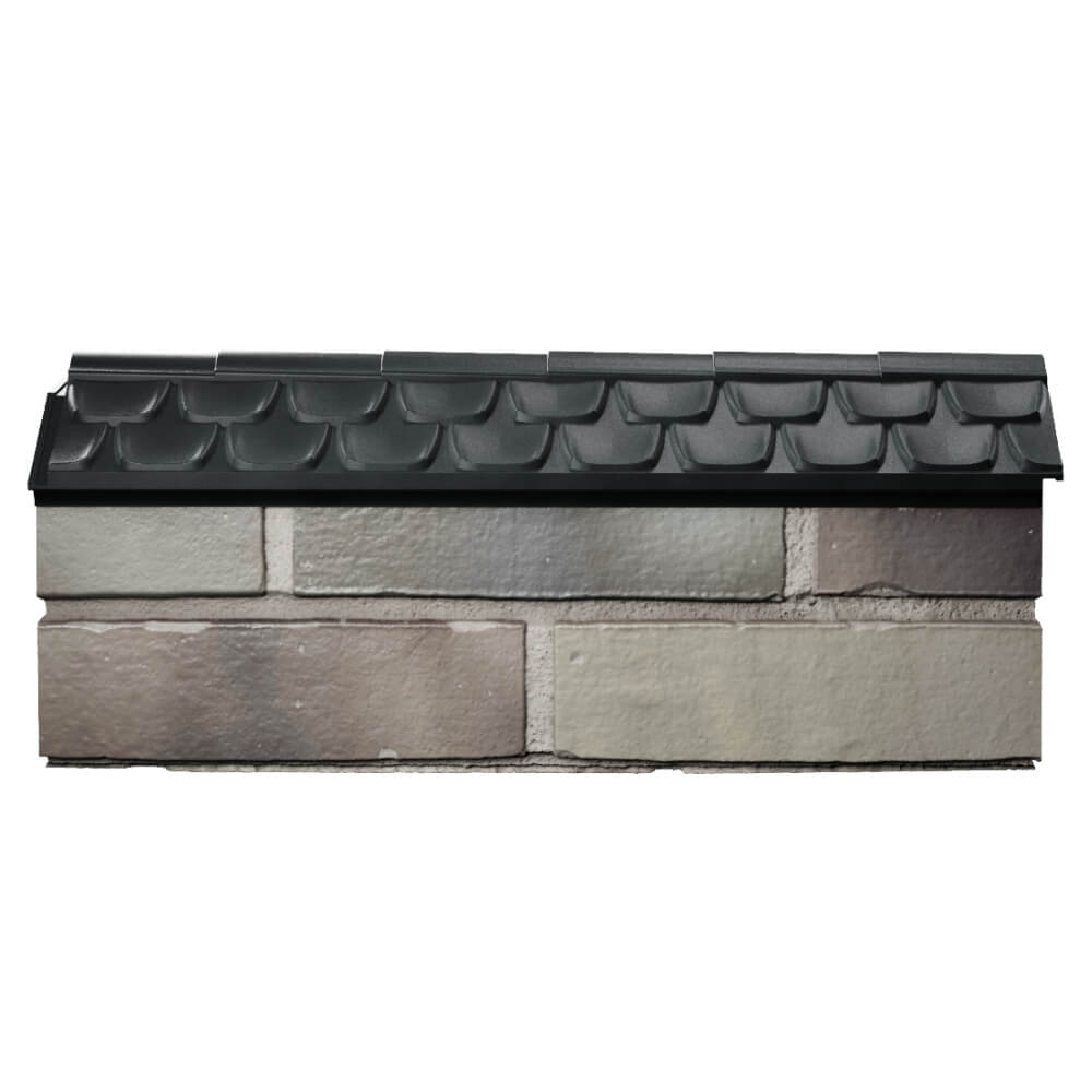 Парапет Zking Эльбрус Черный с посадкой на 0.5 кирпича (130мм) в Бийске фото