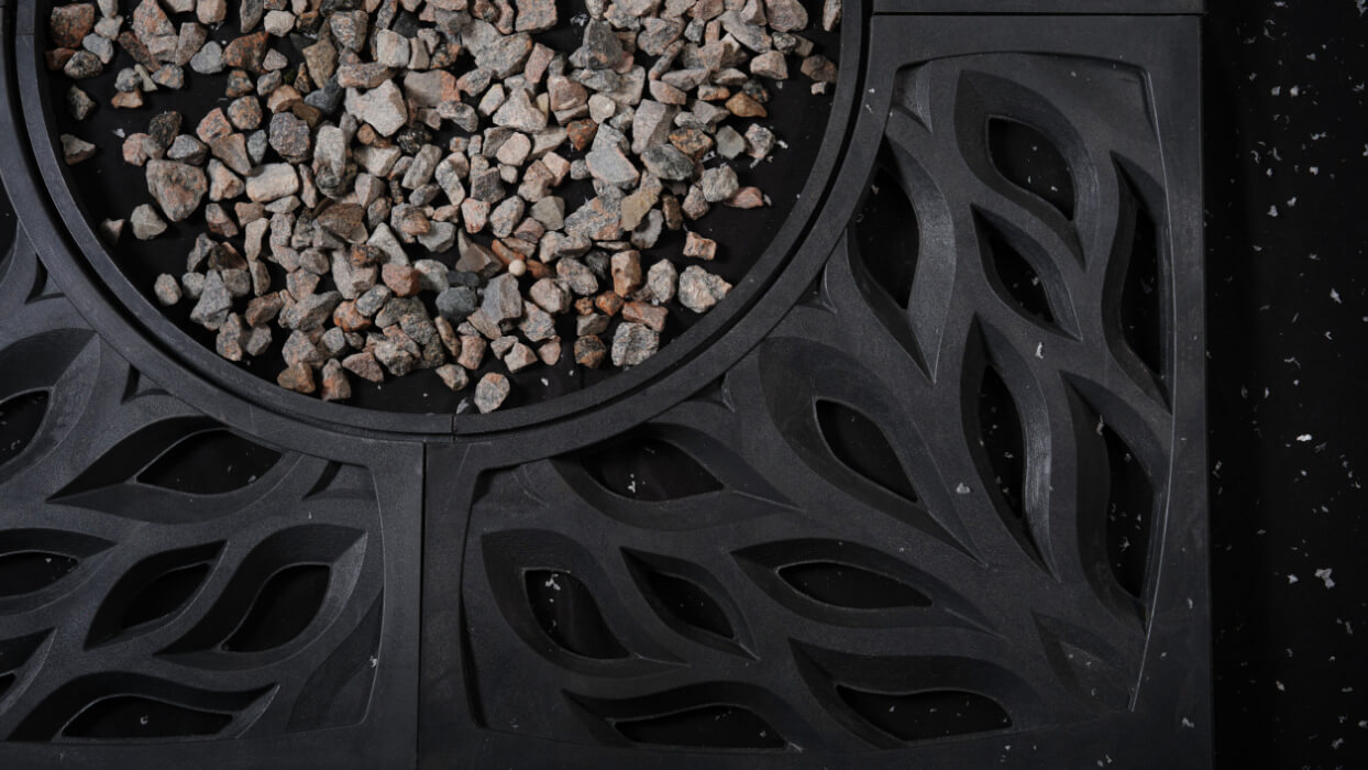 Приствольная решетка для дерева ZKING CRUST 1.2х1.2м Черная в Бийске фото